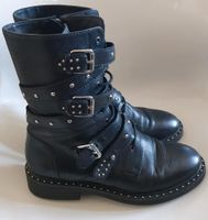 Designerboots stiefelett Biker Boots Plateau Leder Bruno Premi 39 Düsseldorf - Pempelfort Vorschau