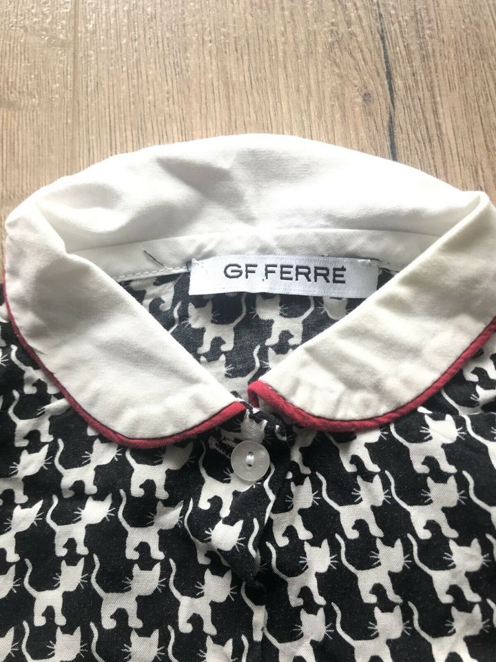 Bluse GF Ferre Mädchen 9m/68 Katzen Glitzer Shirt in Wiesbaden