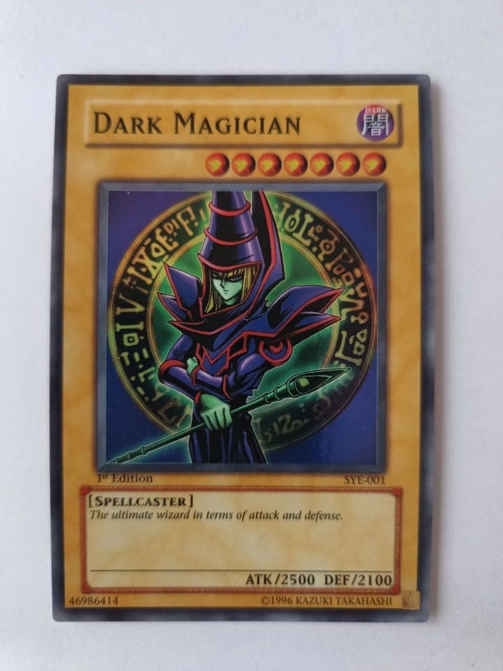 Yu-Gi-Oh Karte Dark Magician SYE-001 Super Rare 1. Auflage in Weinstadt