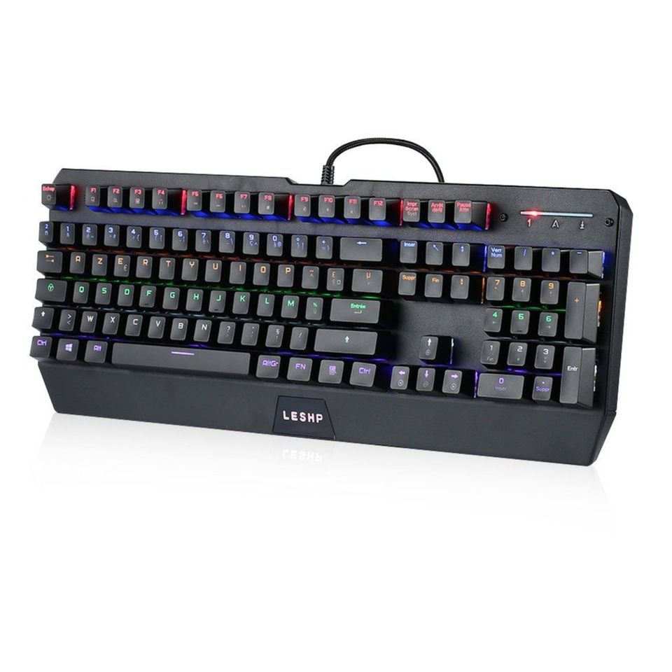 Mechanische Gaming USB Tastatur QWERTZ RGB-Farben Anti-Ghosting in Heidelberg