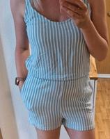 kurzer Jumpsuit Sommer Gr. 36/38 pigalle blau weiss Sachsen - Schwarzenberg (Erzgebirge) Vorschau
