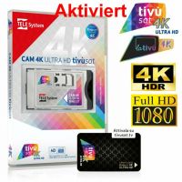 TiVusat Telesystem SmarCam 4K ULTRA HD CI+ inkl. Schwarz Smartkar Niedersachsen - Werlte  Vorschau