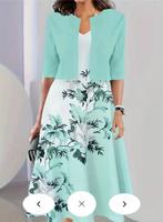 SCHICKES DAMEN SOMMERKLEID MIT BLAZER | MIDI türkis XL Rheinland-Pfalz - Ludwigshafen Vorschau