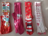 4x Mädchen Strumpfhose Gr. 122 128 Hello Kitty Blumen Herzchen Hessen - Baunatal Vorschau