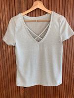 T-Shirt, Glitzer, silber, neuwertig, Only, Damen, S Bayern - Markt Schwaben Vorschau