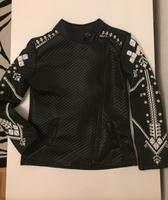 Pussycat London Bikerjacke gesteppt schwarz mit weißem Print M Frankfurt am Main - Oberrad Vorschau