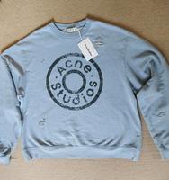 Acne Studios Sweater Logo-Print Distressed Pankow - Weissensee Vorschau