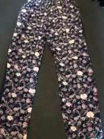 Damen Schlupfhose Gr. M/38 Hose Freizeithose Stoffhose Blumen Sachsen-Anhalt - Magdeburg Vorschau