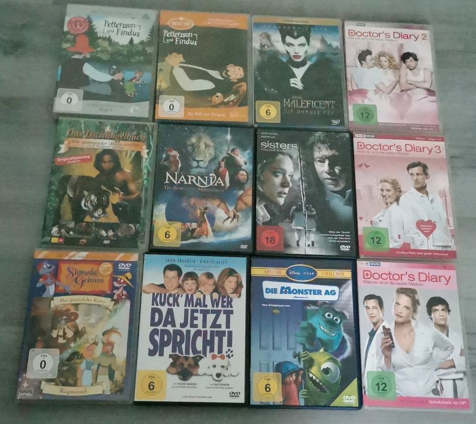 Diverse Filme DVDs in Rühen