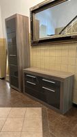 Garderobe Holz/Hochglanz grau mit Spiegel und Schubladenschrank Nordrhein-Westfalen - Datteln Vorschau