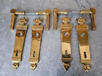 2 x Türgriffe Set Jugendstil Messing Vintage Wie Neu Nordrhein-Westfalen - Borken Vorschau