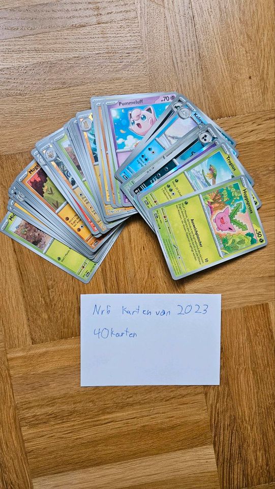 Pokemon Sammelkarten 40 Stück 2023 in Pinneberg