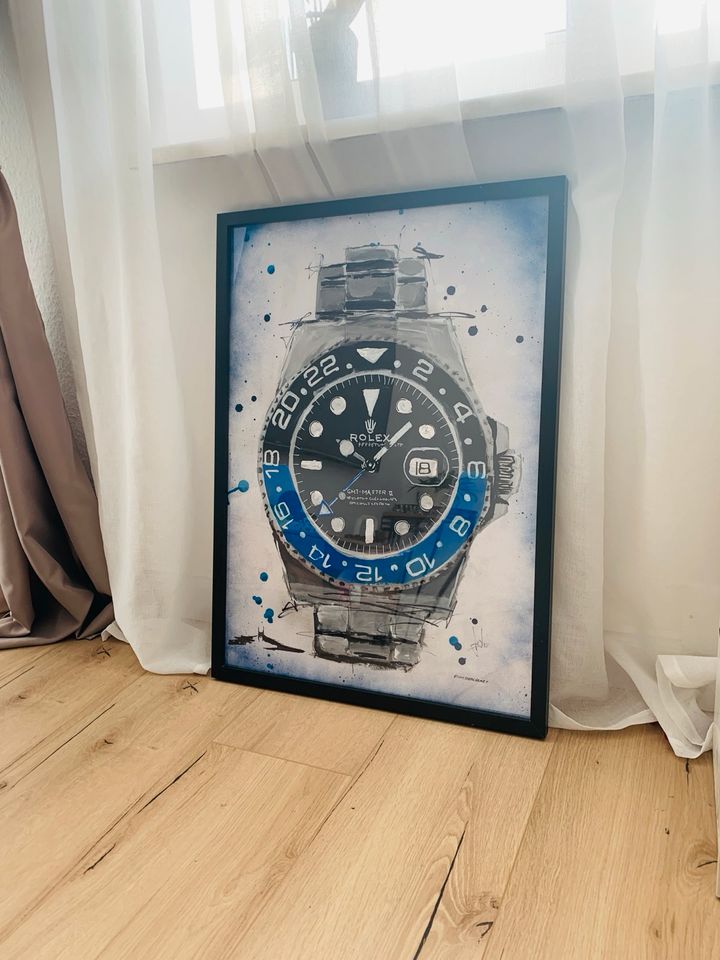 Rolex kunst batman bilder gemälde malerei bild pop art in Schongau