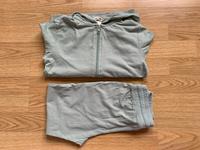 H&M Set Kapuzenjacke Hose Jersey mintgrün Sommer 122 128 Niedersachsen - Hattorf am Harz Vorschau