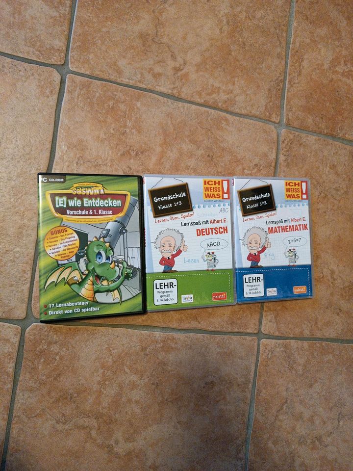 CD-ROM Vorschule, Mathe,Deutsch 1./2.Klasse in Wiedemar