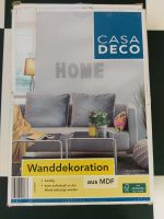 Große Holzbuchstaben HOME Deko Wanddekoration Casa MDF Bayern - Freising Vorschau