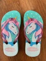 Flip Flops mit Einhorn neuwertig Rheinland-Pfalz - Erpolzheim Vorschau