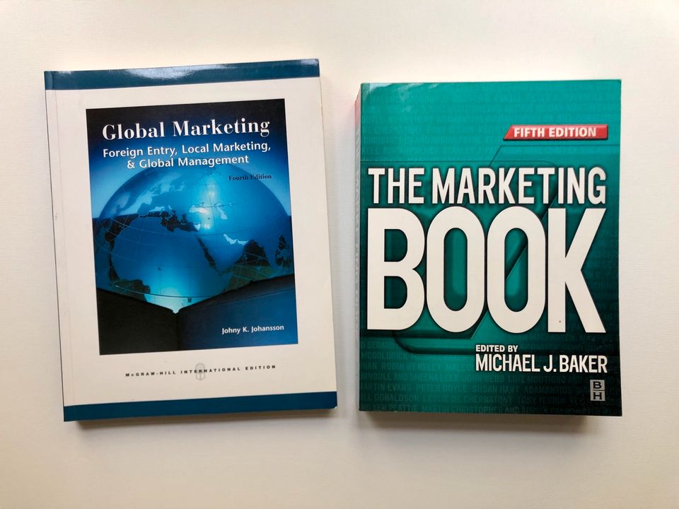 Englische Bücher Marketing: Global Marketing / The Marketing Book in Berlin