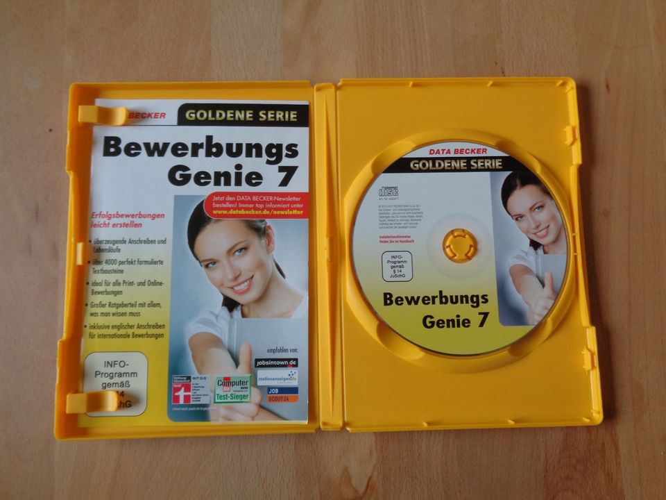 Data Becker - Bewerbungs Genie 7, 1x CD-ROM, Software in Hemdingen