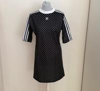 adidas Originals Mini Kleid schwarz weiße Punkte Loose Rockabilly Düsseldorf - Oberkassel Vorschau