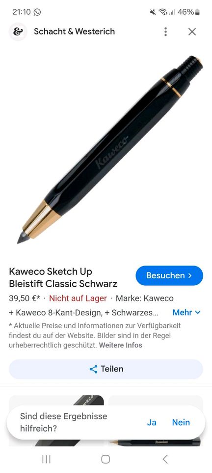 Kaweco 5.6 Bleistift in Berlin
