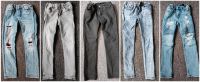 H&M Skinny Fit Jeans Jungs 146 Set Paket junge Biker schwarz grau Saarland - Saarlouis Vorschau