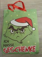 Geschenktüte Weihnachten Grinch 36x30x12 cm zu verschenken Niedersachsen - Hameln Vorschau
