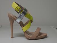 NEU, High Heel Sandalette, Gr. 39, nude-lime, Absatz ca. 11 cm Rheinland-Pfalz - Nünschweiler Vorschau