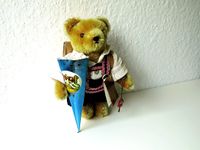 Teddy Bär HERMANN „Schul-Bub“ MOHAIR blond 20cm  RARITÄT Vintage Niedersachsen - Lüneburg Vorschau