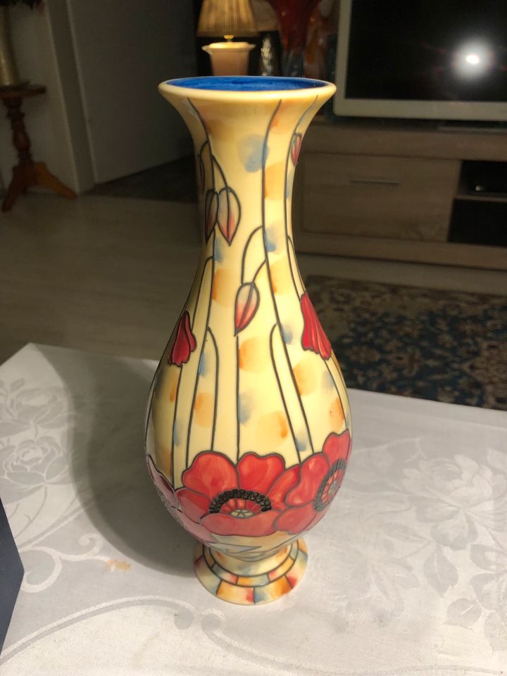 Old Tupton Ware Vase Mohnblumen NEU in Köln