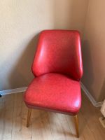 Stuhl, Sessel, Kunstleder, Stuhl gepolstert, Stuhl rot, Dresden - Neustadt Vorschau