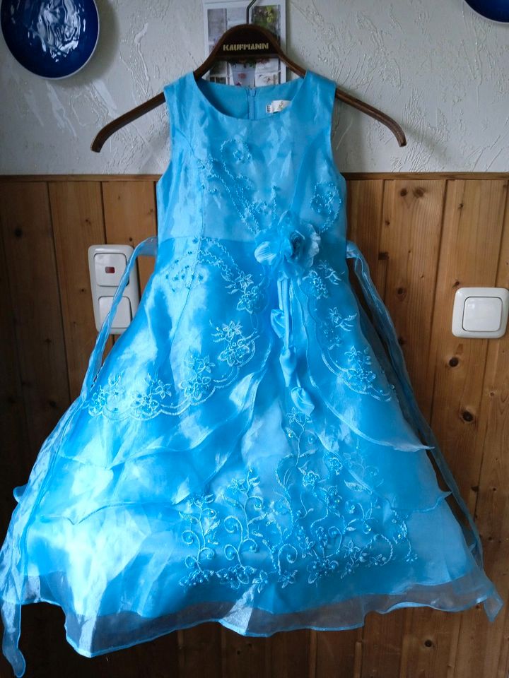 Schickes Kleid mit Reifrock in Größe 110 in Fedderingen