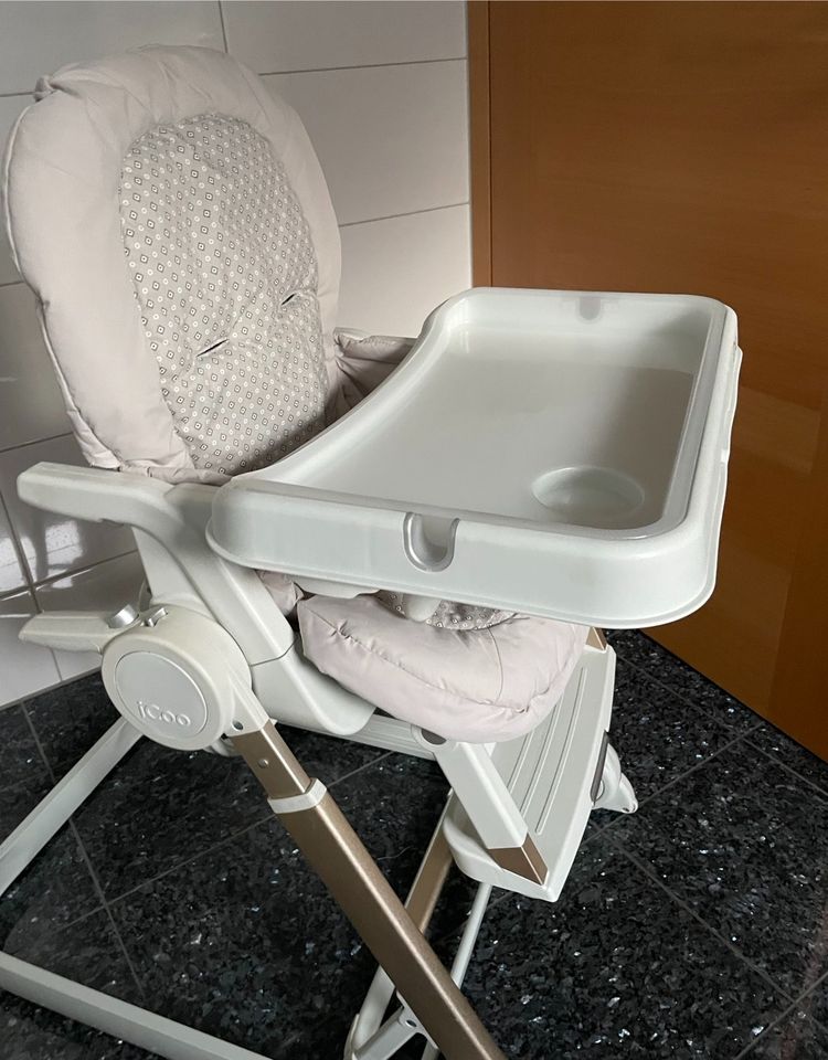 Icoo Hochstuhl Baby Beistellbett Stubenwagen beige in Vohburg an der Donau