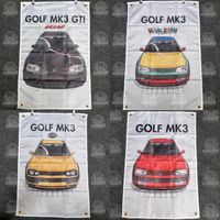 Vw golf 3 mk3 flagge fahne harlekin gti 16v hella neu Aachen - Kornelimünster/Walheim Vorschau