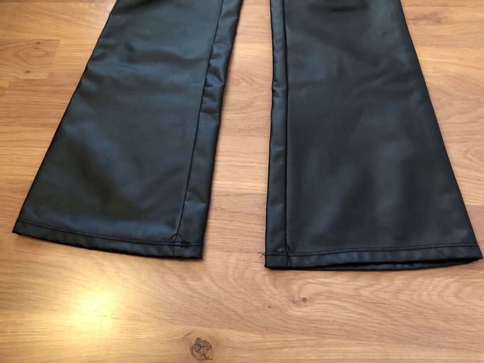 Leggings Hose Flare Leder H&M Gr. 128 Mädchen in Bad Kreuznach