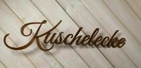 Kuschelecke Schriftzug Wandbild Gartendeko Feuerflair 19 Euro* Niedersachsen - Heemsen Vorschau