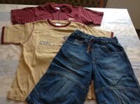 Set 3 Teile Jeans kurz, T-Shirt, Poloshirt, pocolino Gr. 110 Sachsen - Bernsbach  Vorschau