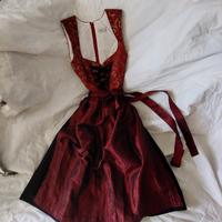 tolles Dirndl Tracht Kleid Dirndlkleid S 36 schwarz rot gold Bayern - Waldkirchen Vorschau