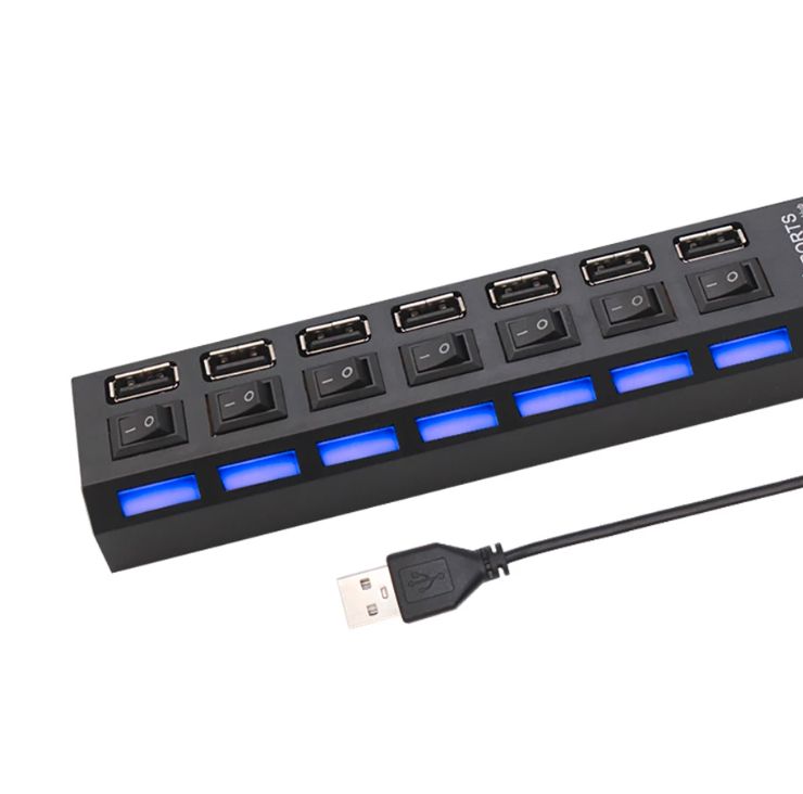 Switch-Erweiterungs-Hub 7-Port USB 2.0-Hub fürs PC & Laptop in Paderborn