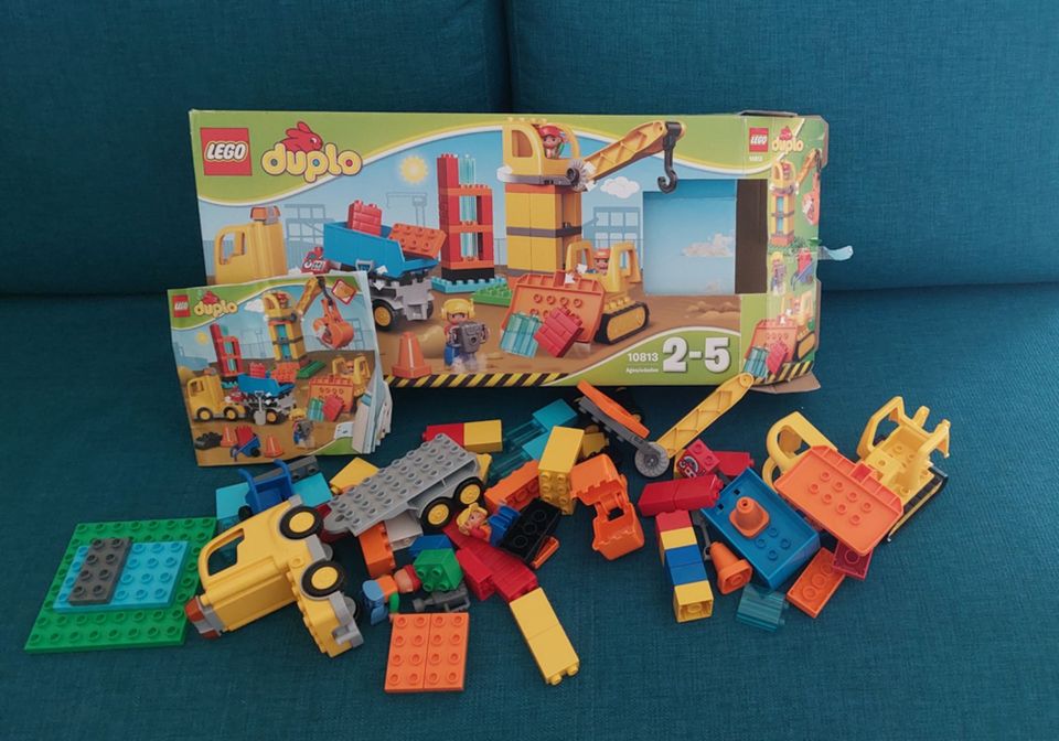 Lego DUPLO grosse Baustelle Originalkarton und Anleitung in Essen