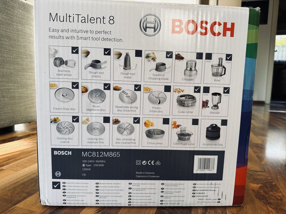 Bosch MultiTalent 8 MC812M865 + Zubehör in Bonn