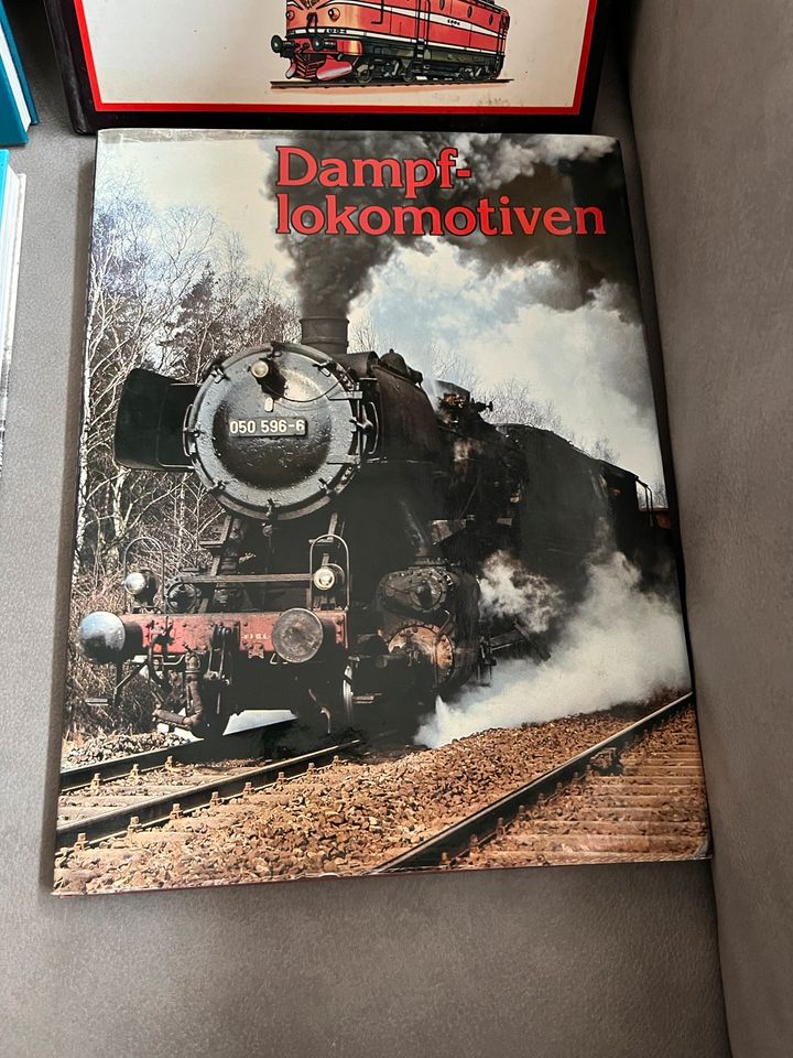 4 Bücher Züge Eisenbahnen Dampflok Zug Schlepper alt in Marktheidenfeld