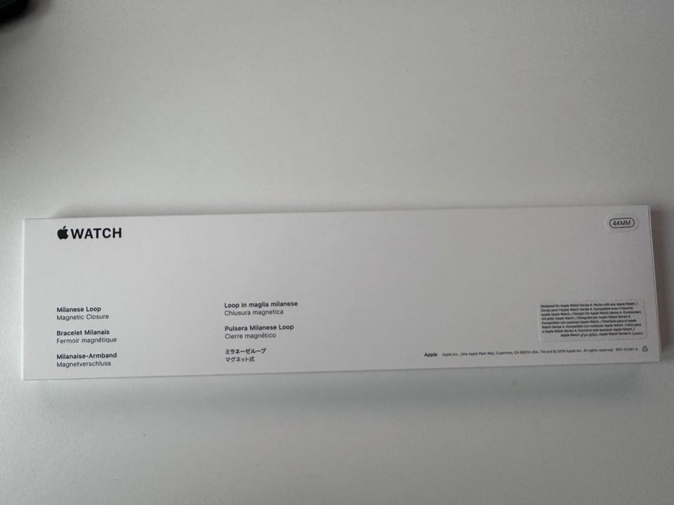 Original Apple Watch 42/44/45 mm Space Black Milanese Loop - Edel in Schlaitdorf