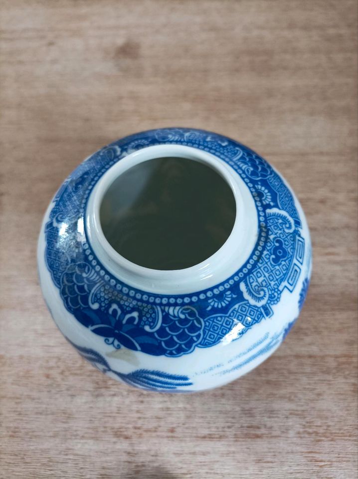 Porzellan Teedose China 16 cm in Rheinzabern