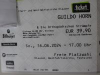 4 Tickets Guildo Horn Klausen 16.06.2024 Rheinland-Pfalz - Reil Vorschau