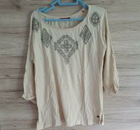 ESPRIT Edc Damen Shirt beige Größe L mit Applikationen NEU Niedersachsen - Uelzen Vorschau