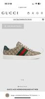 Gucci Ace Sneaker mit Web in 38,5 Unisex Berlin - Wilmersdorf Vorschau
