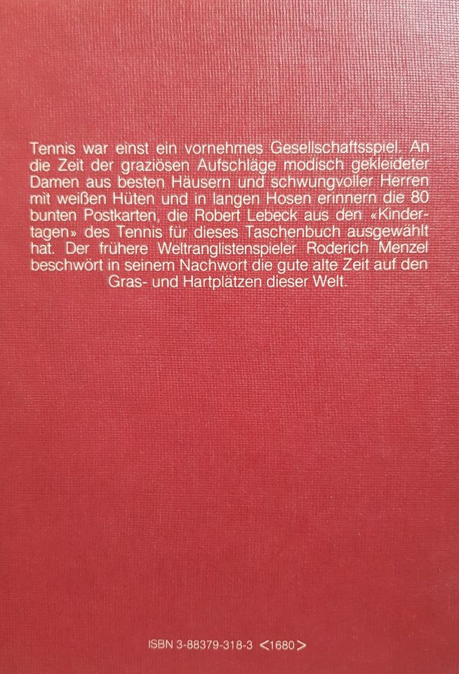 R. Lebeck: Auf- und Rückschläge. Aus dem Kindertagen des Tennis. in Hamm