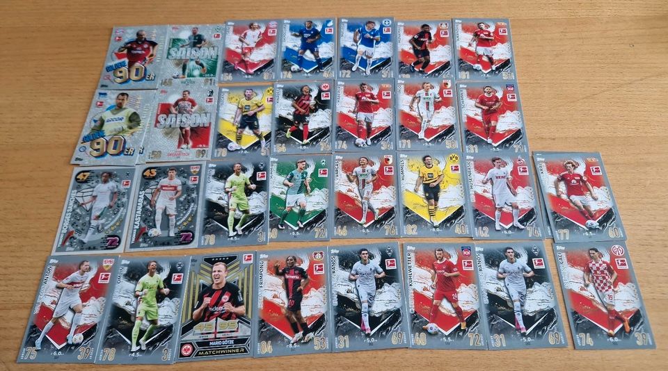 Match Attax 1. Bundesliga Topps Karten Fussball Sammlung in Gerstetten