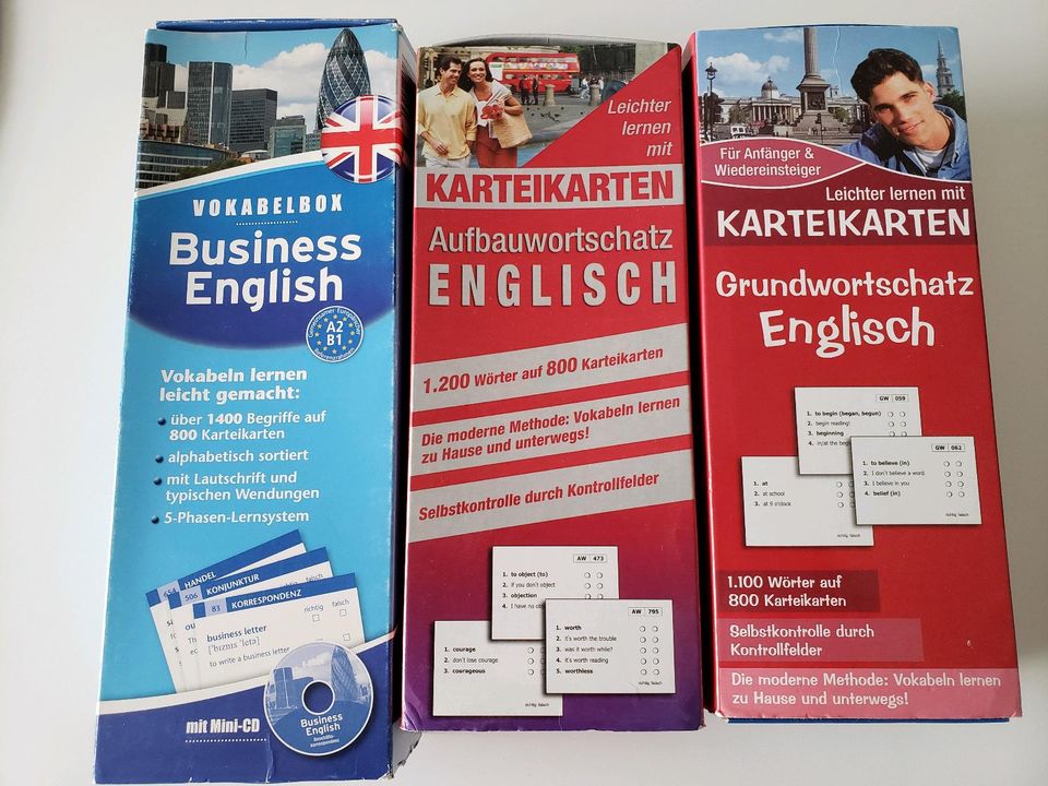 Englisch lernen mit Karteikarten in Weilheim an der Teck